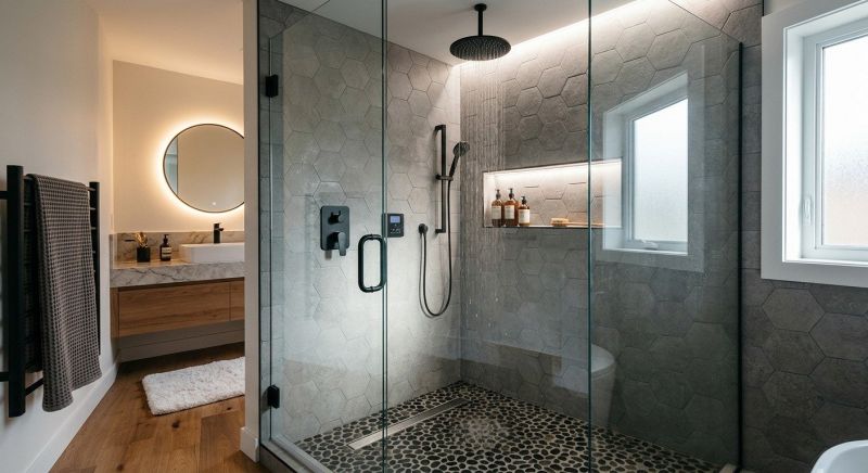 Granite Shower Installation in Chehalis, WA